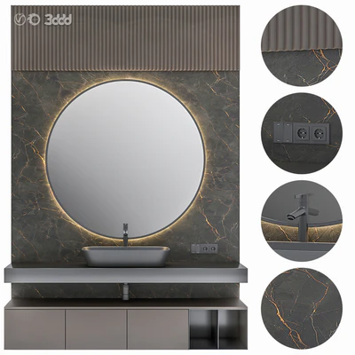 Bathroom furniture Bath Set 37 — Ver 3