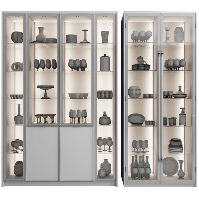 Сupboard with dishes My Design №8 — Download