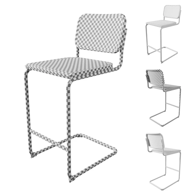 Knoll Cesca Stool Cane — Descargar