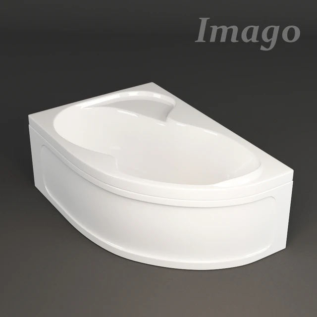 Ванна асимметричная Imago — Скачать