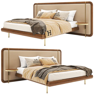 Pa-Modern-Wooden-Bed-03 — Вид 1