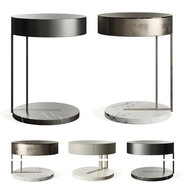 Meridiani Ralf Night Table by Andrea Parisio — Скачать