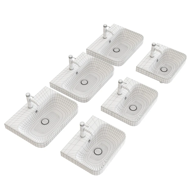 Duravit HAPPY D.2 PLUS Rectangular Washbasin — Descargar
