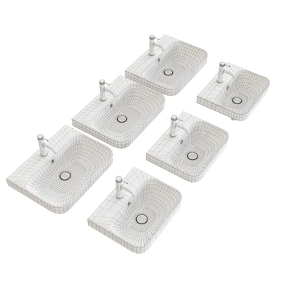 Duravit HAPPY D.2 PLUS Rectangular Washbasin — Ver 3