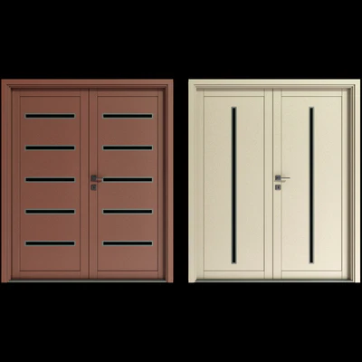 Металлические распашные противопожарные двери / Metal swinging fire doors — Вид 4