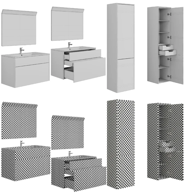 Bathroom furniture Am.Pm Inspire V2.0 100 — Descargar