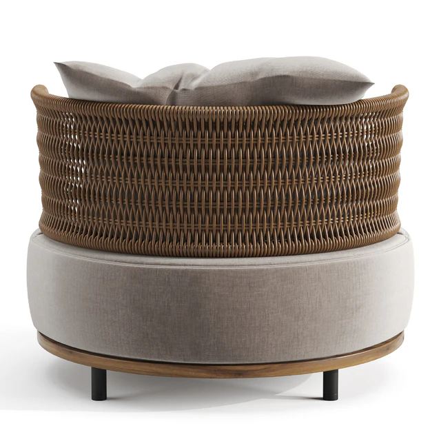 Minotti quadrado armchair — Скачать
