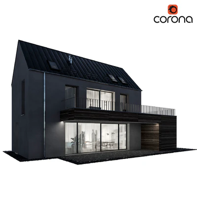 Modern house 13 | night — Вид 3