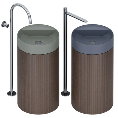 Antonio Lupi Rigatino 1 set of 20 colors + 2 materials + смесители INDIGO — Вид 3