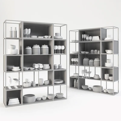 Iron shelf for kitchen 2 — Ver 2