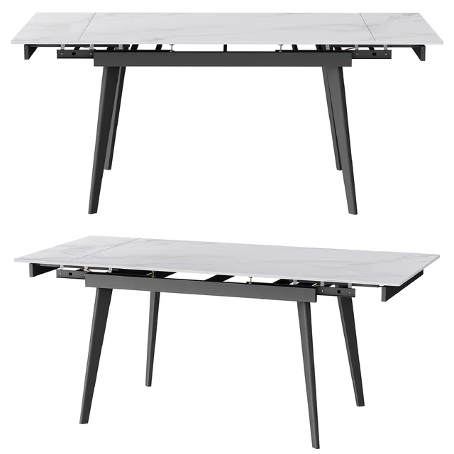 Laura extendable table, ceramic — Descargar