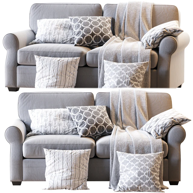 Fremont Roll Arm Upholstered Sofa — Descargar
