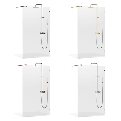 Arblu Walk-in Separet Elite shower enclosures + Paffoni shower systems — Ver 3