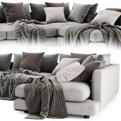 Flexform Long Island Chaise Longue Sofa — Ver 4