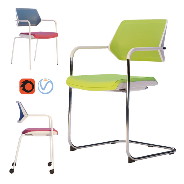 Steelcase - Office Chair Qivi Set1 — Descargar