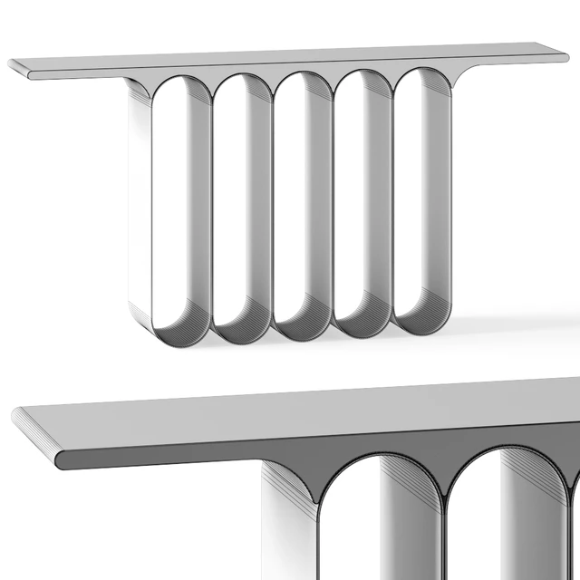 Herve Langlais Steel5 Console Table — Скачать