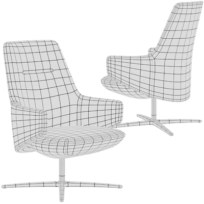Lounge armchair LD Seating Melody ML-L — Ver 3