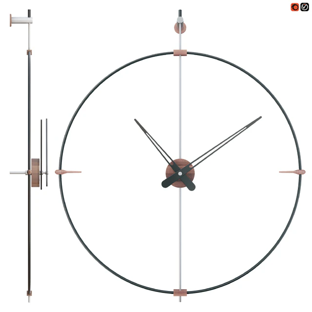Mini Bilbao Black Clock by Jose Maria Reina for NOMON — Descargar
