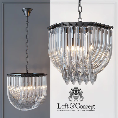 Люстра Frozen Glass Chandelier 33 — Вид 1