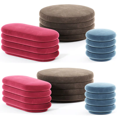 Ferm Living Pouf Round — Вид 1