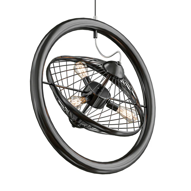 Circle Cage with Fan Design — Descargar