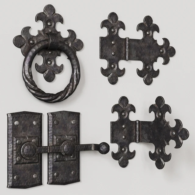 Wrought iron door elements — Descargar