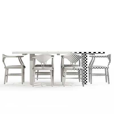 Montana Live Edge Dining Table with Peking B Dining Chairs — Вид 3