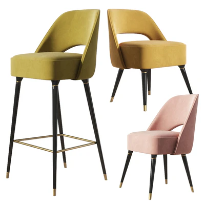 Collins Chair & Barstool Set EssentialHome — Ver 1