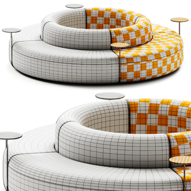 ARTIKO Sectional modular fabric sofa AT 20 by MDD — Descargar