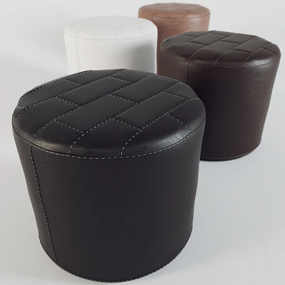 Poof with decorative tie "brick" — Ver 1