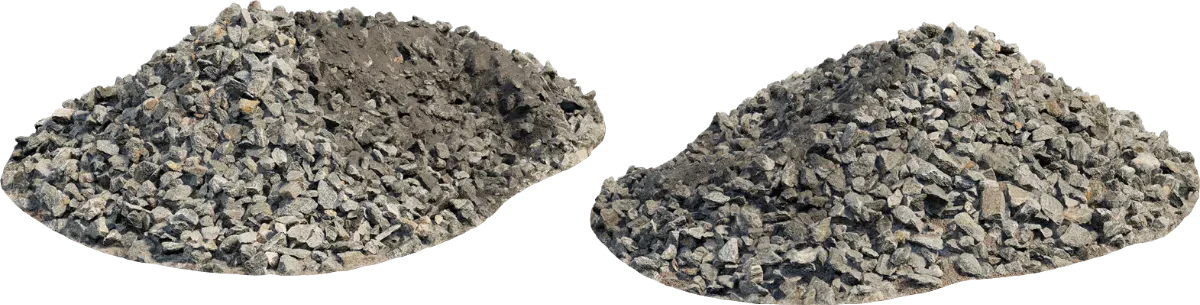 roadside construction cobblestone pile 002 — Descargar