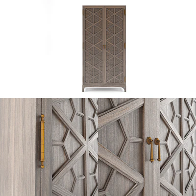 wardrobe in art deco style — Ver 2