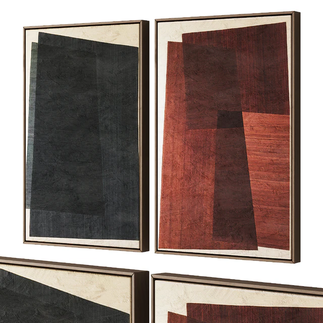 458 frame artwork 12 modern painting art 04 — Скачать