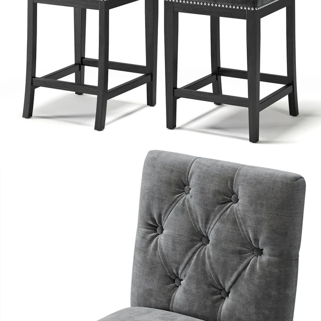 EICHHOLTZ Counter Stool Domino — Descargar