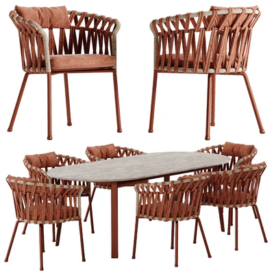 Varaschin Emma Cross dining set — Вид 1