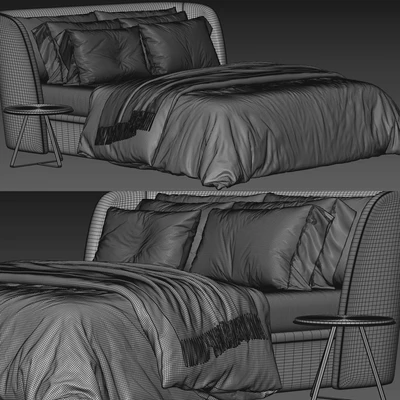 Rolf Benz 1400 Tondo Fabric Bed — Вид 2