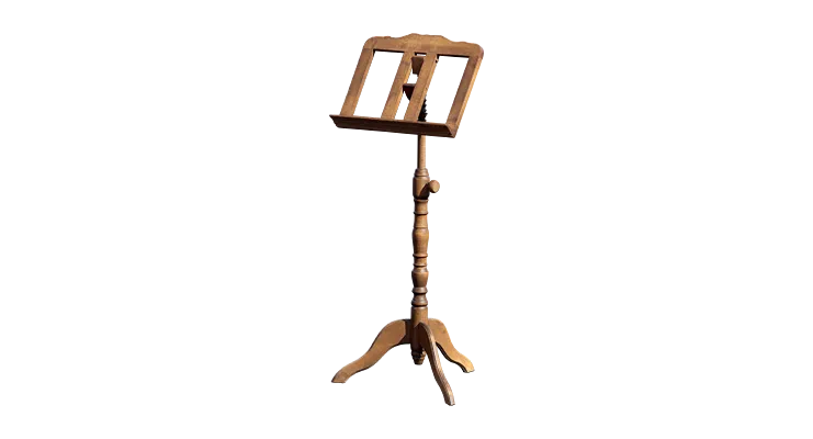 wooden music stand 001 — Скачать