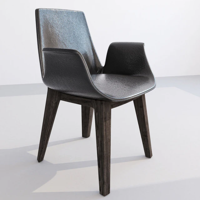 Poliform table HOWARD, chairs VENTURA s16, s17 — Descargar