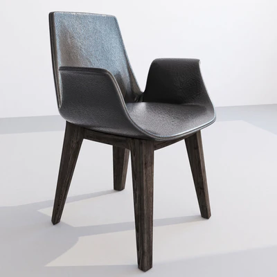 Poliform table HOWARD, chairs VENTURA s16, s17 — Ver 2