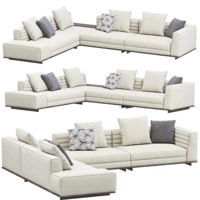 Sofa Roger By Minotti — Скачать