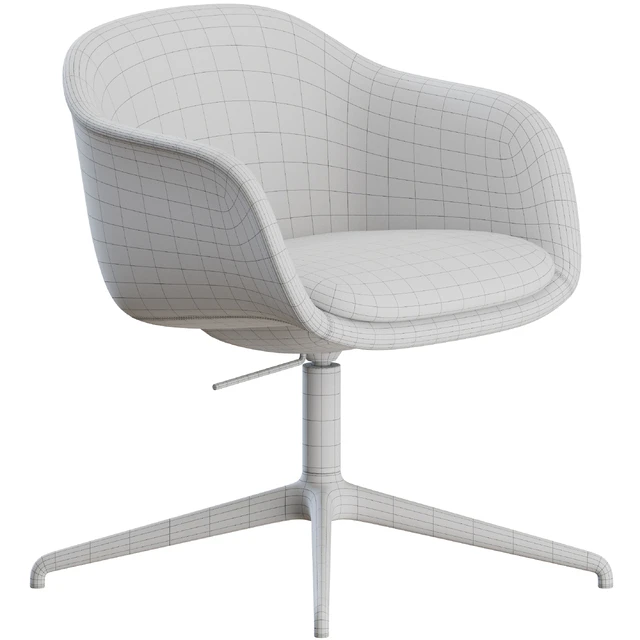 Fiber Conference Armchair Swivel by Muuto — Descargar