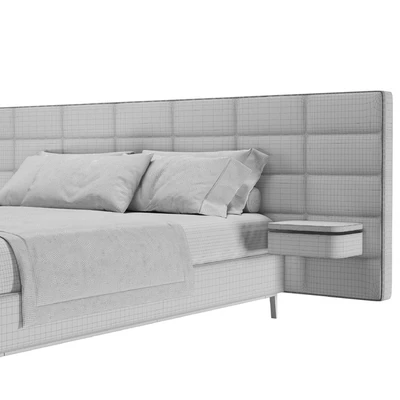 VOLAGE EX S NIGHT Bed By Cassina — Ver 2