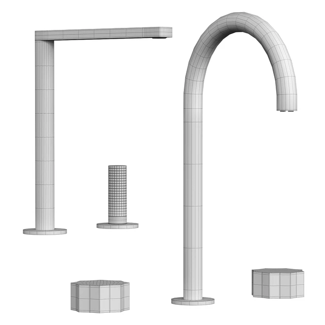 3 hole washbasin mixers Cisal X32 — Descargar