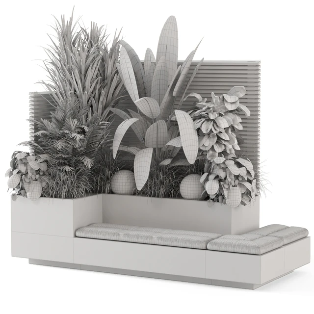 Backyard and Landscape Set Bush and Tree - Set 1411 — Descargar