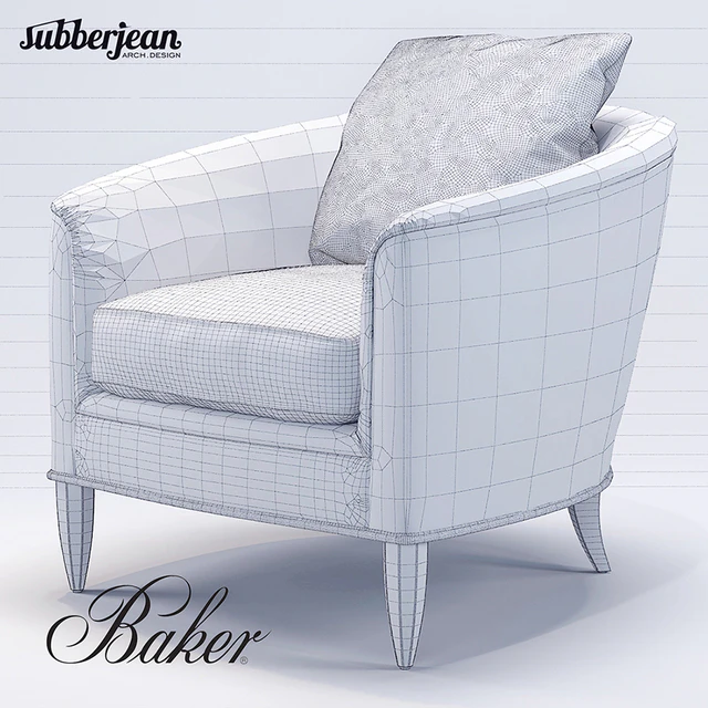 Baker Sausalito Lounge Chair — Скачать
