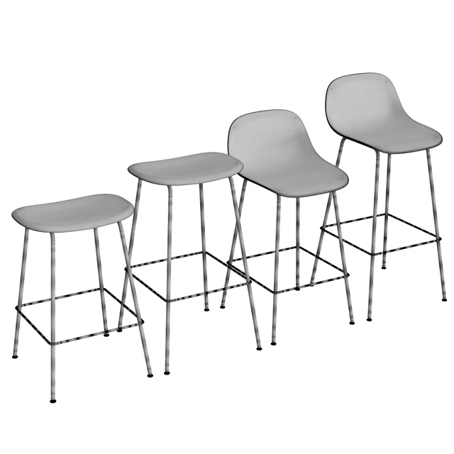 Fiber Bar Stool Tube Base — Скачать