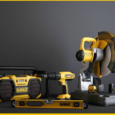 Workbench with tools DeWalt. — Ver 2