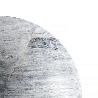 Бесшовный по горизонтали материал серого мрамора — Вид 4