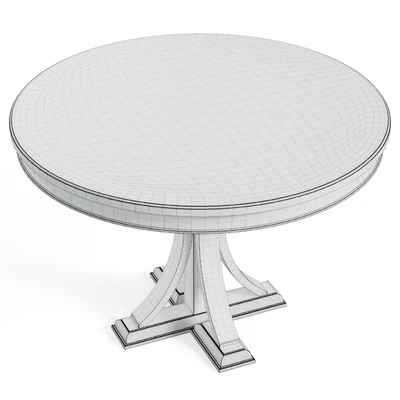 Helena Pedestal Dining Table — Ver 5