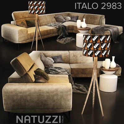 Sofa Natuzzi Italo 2983 — Ver 1